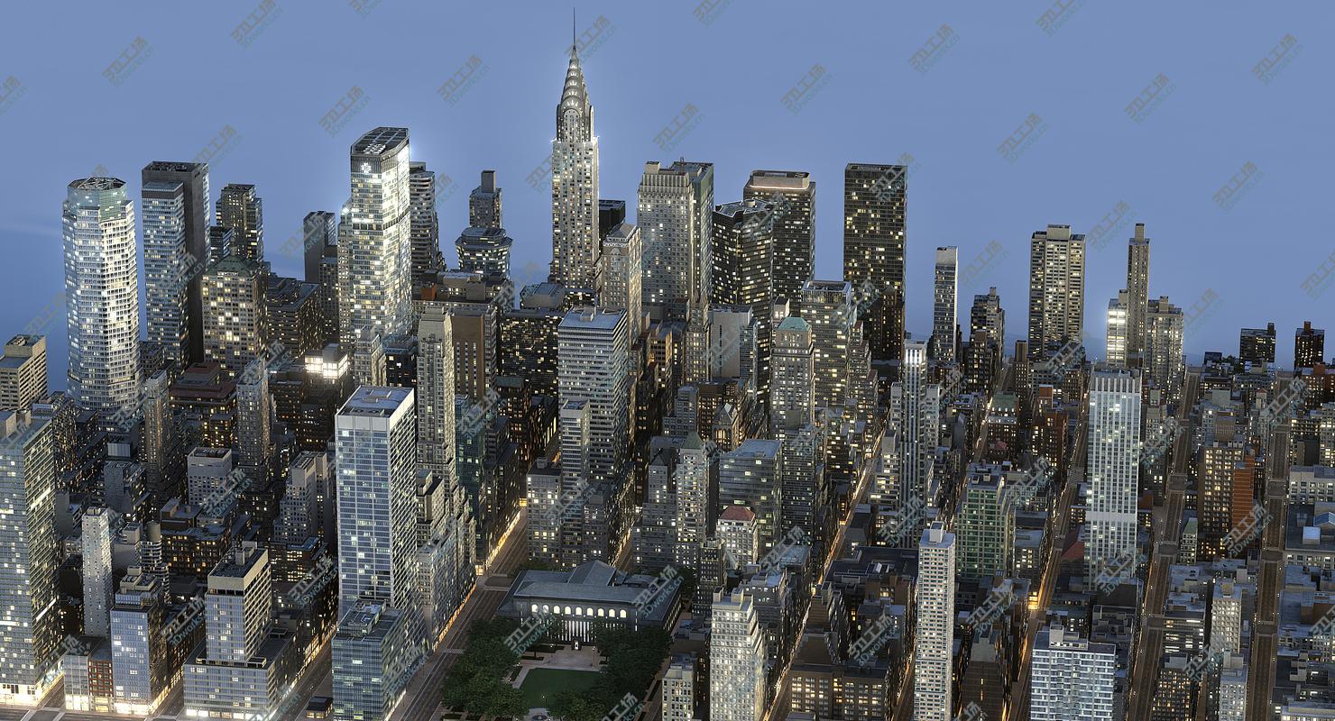 images/goods_img/20210113/Manhattan District Night block01 Low Poly/2.jpg